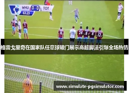 格雷戈里奇在国家队任意球破门展示高超脚法引爆全场热情
